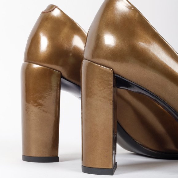 PS by Paul Smith Beau Metallic Khaki Pumps - Picture 7 of 10